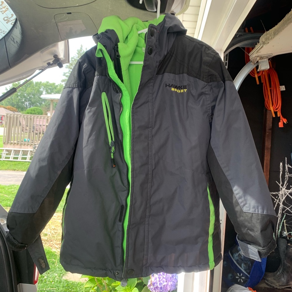Hawke&co kids size 6 winter coat.